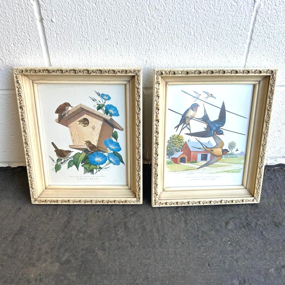 Vintage Molded Wood Frames Ornate Gallery Wall Decor Molded Trim Creme Gold